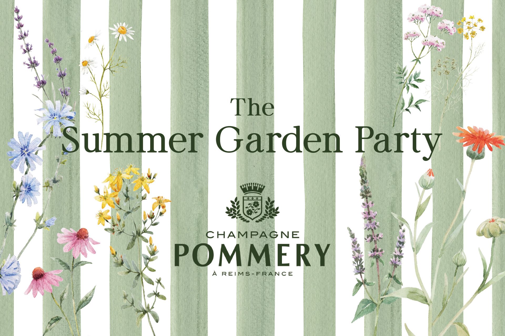 The Summer Garden Party with Pommery